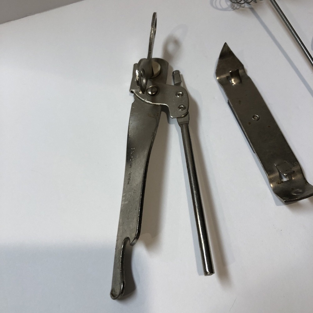 Metal Kitchen Utensils (Set Of 4) Can Openers, Nut Cracker, Stirrer/Wisk - Picture 2 of 6